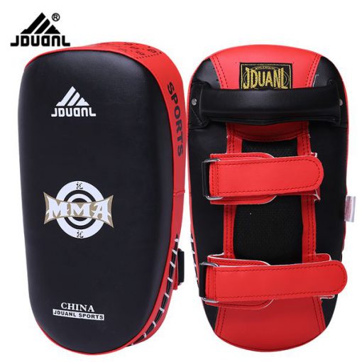 ch đá cầm tay jduanl Muay Thai Kick Boxing Strike Curve Pads Punch MMA Focus Training Sport4 resized