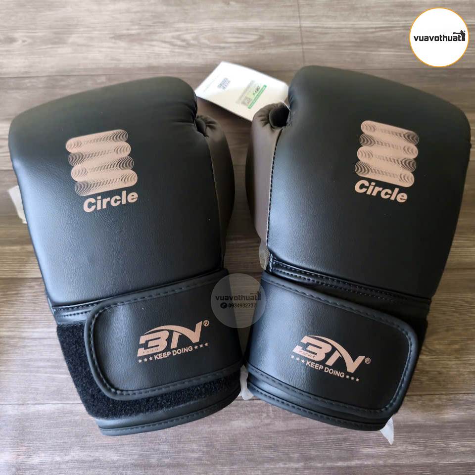 Găng tay Boxing BN Circle da Microfiber cao cấp Màu trắng 8 Găng tay Boxing BN Circle da Microfiber cao cấp
