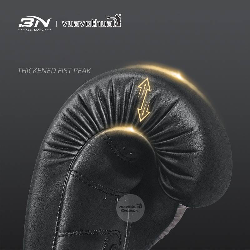 Găng tay Boxing BN Circle da Microfiber cao cấp Màu trắng 6 gang tay boxing bn circle da microfiber cao cap 4