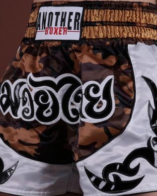 Quần Muay Thái Another Boxer Chính Hãng Muay Thai Short Chất Liệu Satin Cao Cấp | AB-012