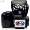Găng Tay Fairtex Bgv1 Tight Fit Muay ThaiBoxing Gloves - Black