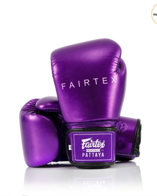 Găng Tay Boxing Fairtex BGV22 “Metallic” – Màu Tím