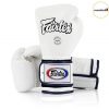 Găng Tay Fairtex Bgv9 Mexican Style Boxing Gloves - White
