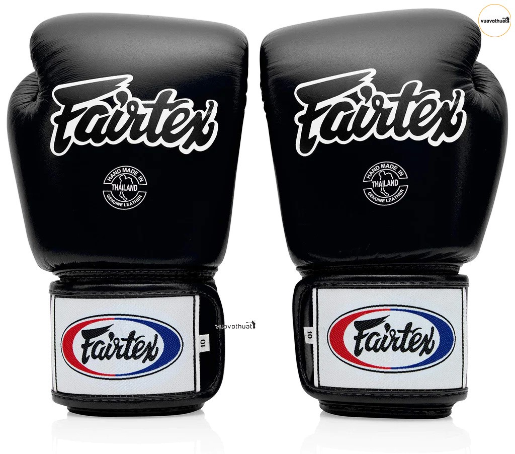 Găng Fairtex Bgv1 Tight Fit Muay Thai Boxing Gloves – Black