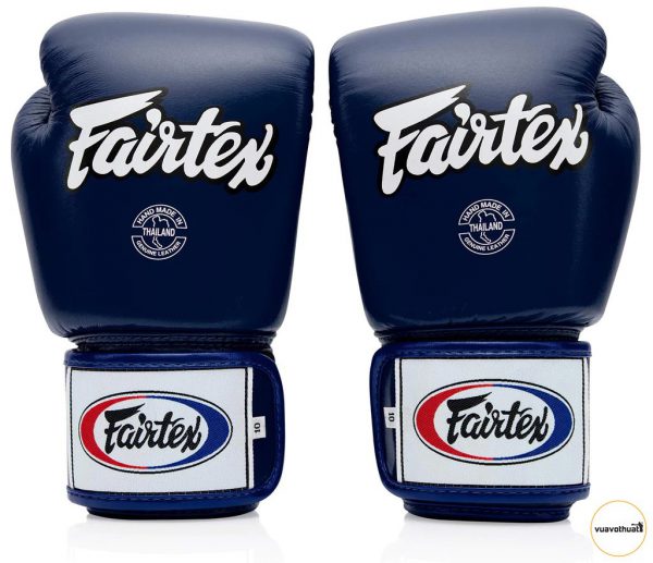 Găng Tay Boxing Fairtex Bgv1 Tight Fit Muay ThaiBoxing Gloves - Blue