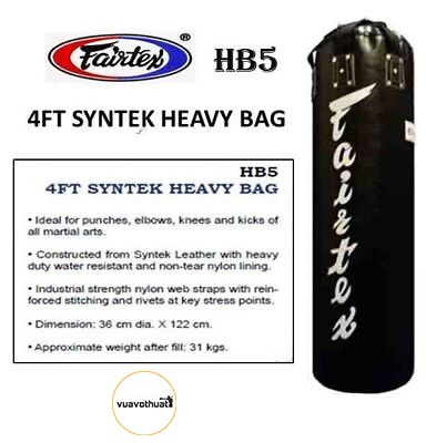Bao Cát Fairtex Hb5 Syntek Leather Bag