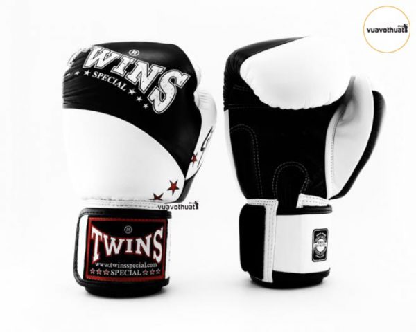 Găng tay Twins FBGVL10 Spirit Boxing Gloves Trắng Đen