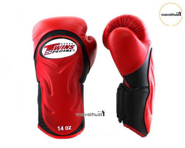 Găng tay Twins BGVL6 Muay Thai Boxing Gloves Deluxe Sparring | Red Black
