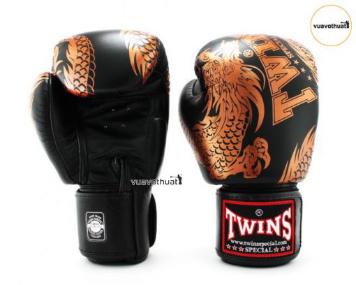 Găng tay Twins FBGVL3-49 Boxing Gloves Rồng Đen