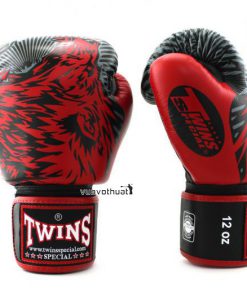 Găng tay Twins FBGVL3-50 Wolf Boxing Gloves - Sói Đỏ