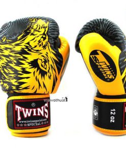 Găng tay Twins FBGVL3-50 Wolf Boxing Gloves - Sói Vàng