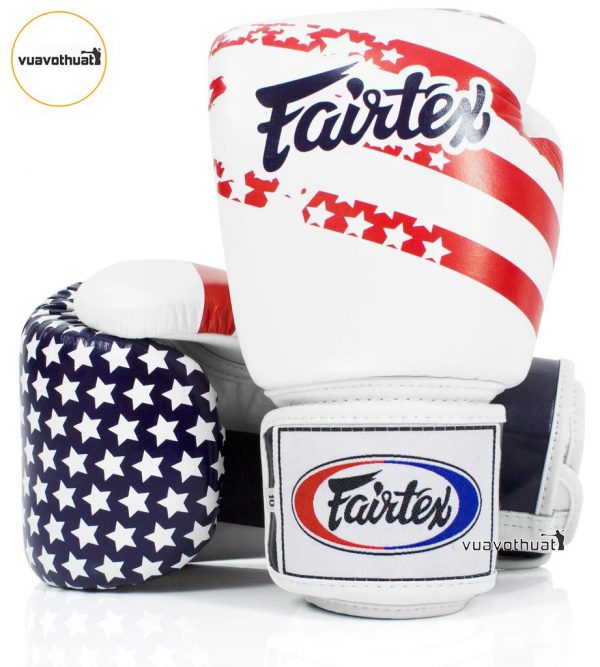 Găng Tay Boxing Fairtex Bgv1 USA Flag Muay Thai Gloves