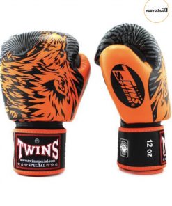 Găng tay Twins FBGVL3-50 Wolf Boxing Gloves - Sói Cam