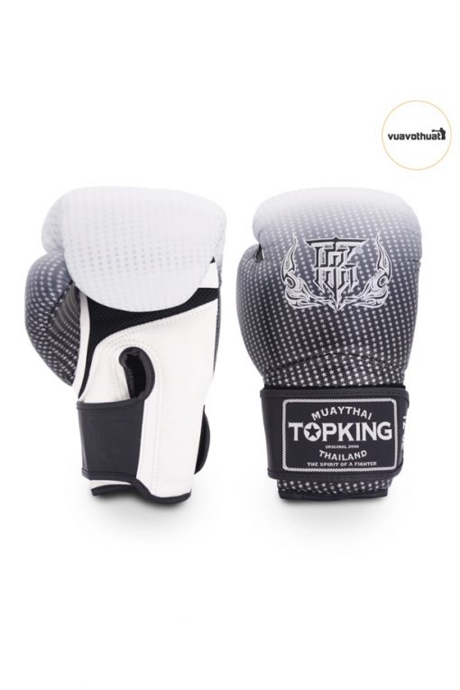 Găng tay Top King Silver Super Star Boxing Gloves