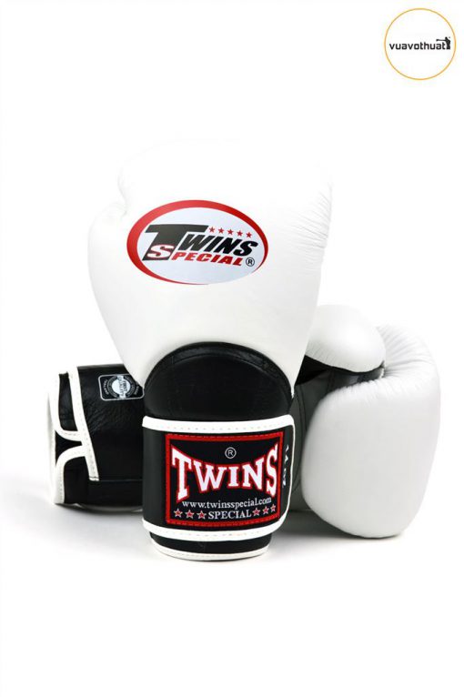 Găng tay Twins BGVL11 Boxing Gloves | White Black