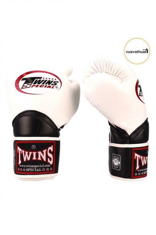 Găng tay Twins BGVL11 Boxing Gloves | White Black