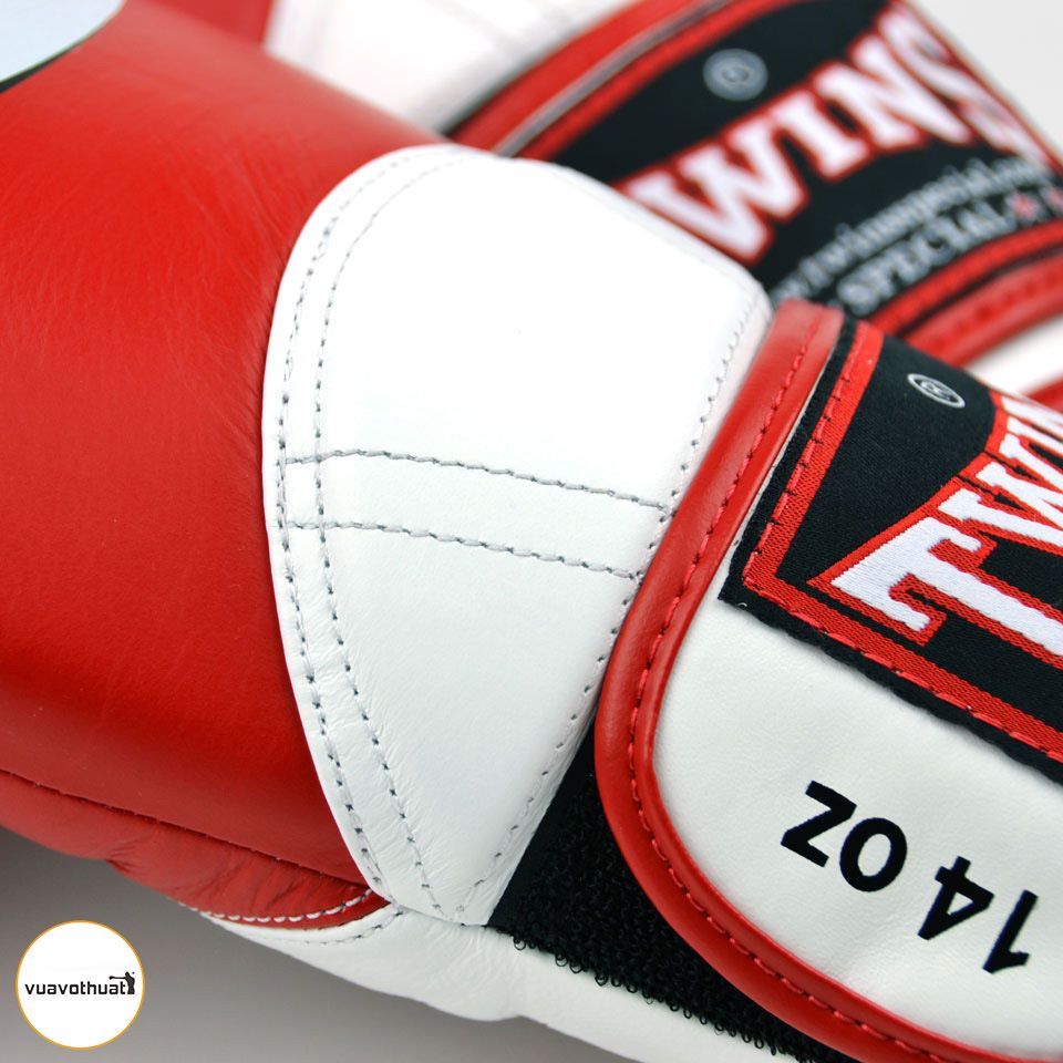 Găng tay Twins BGVL11 Boxing Gloves | White Red